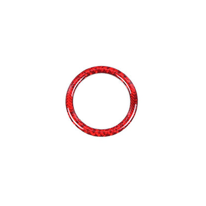 JDMuscle [22-26 WRX] P&S Series Carbon Fiber Trip Reset Button Frame Cover 1 PC | Black Carbon Fiber/ Red Carbon Fiber*Clearance*No Returns*
