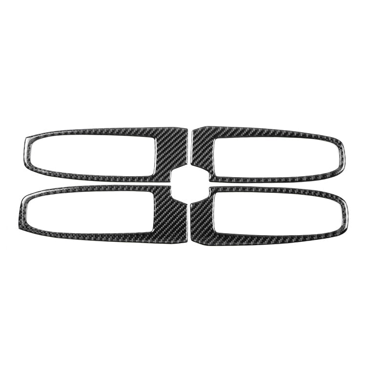 JDMuscle [22-26 WRX] P&S Series Carbon Fiber Window Switch Trim Covers 4 PC | Black Carbon Fiber/ Red Carbon Fiber*Clearance*No Returns*