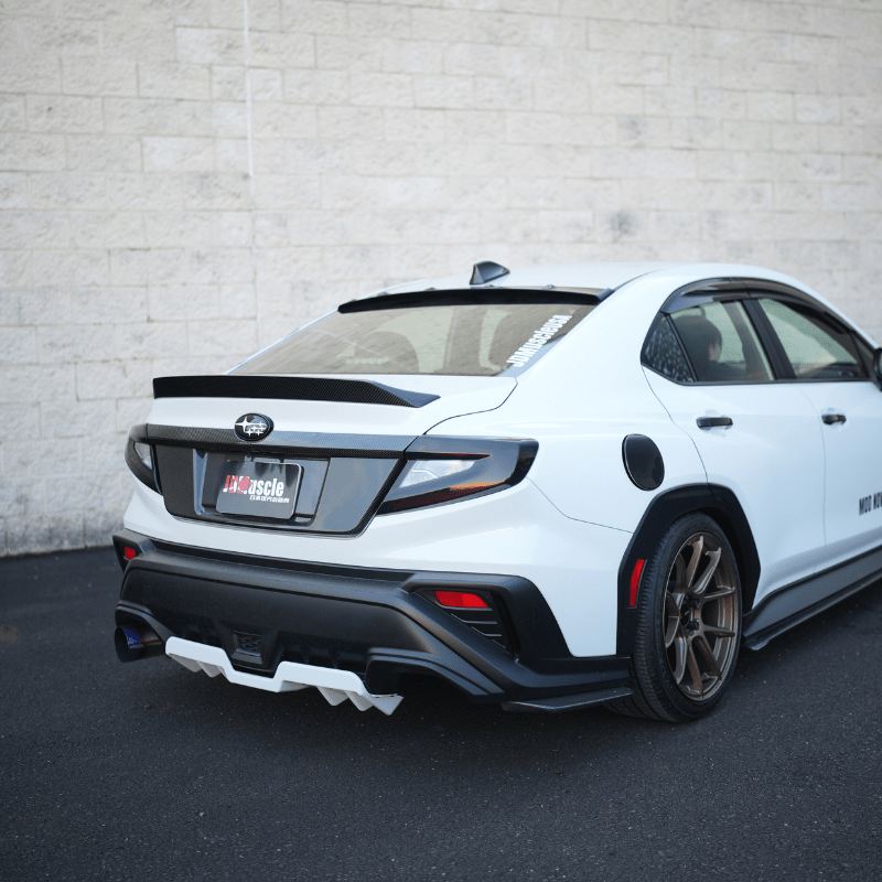 JDMuscle [22-26 WRX] Roof Spoiler V3 - Paint Matched / Gloss Black / ABS