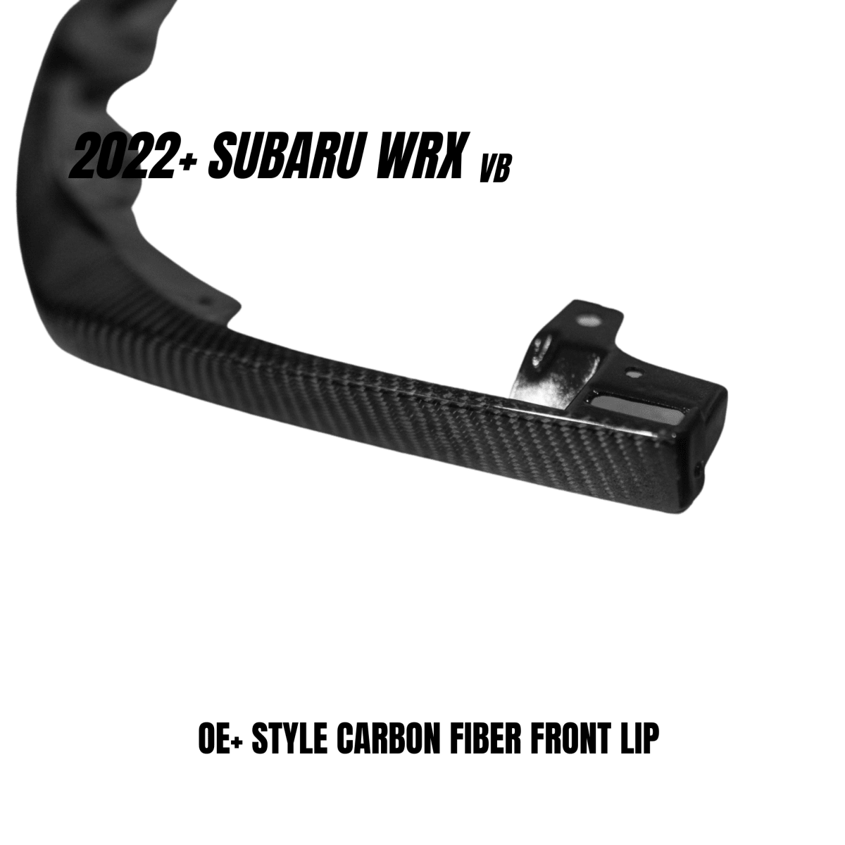 JDMuscle [22-26 WRX] Spec OE+ Carbon Fiber Front Lip