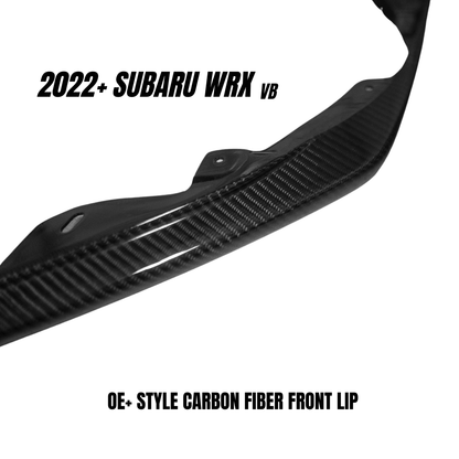 JDMuscle [22-26 WRX] Spec OE+ Carbon Fiber Front Lip