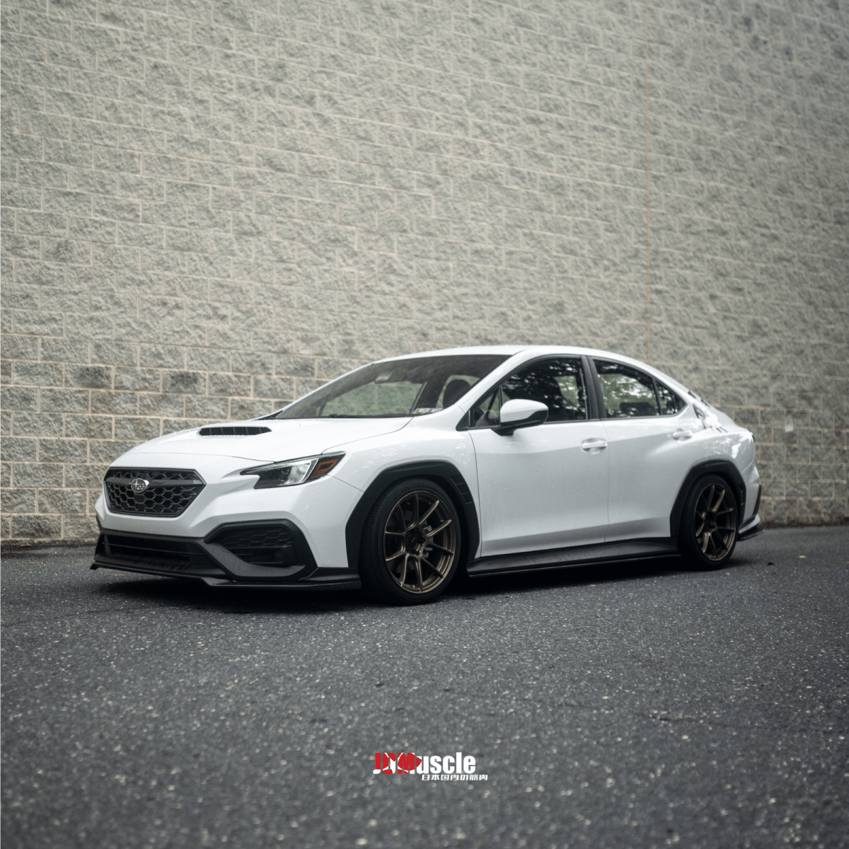 JDMuscle [22-26 WRX] Tanso Carbon Fiber Aero Combo OE+ Style