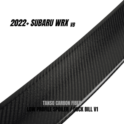 JDMuscle [22-26 WRX] Carbon Fiber Duck Bill V1
