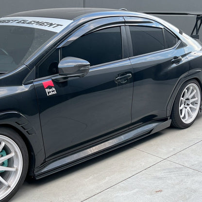 JDMuscle [22-26 WRX] Tanso Carbon Fiber V2 Side Skirts