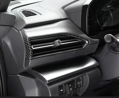 JDMuscle [22-26 WRX] Tanso Pre-preg Carbon Fiber AC Vents Covers 6 PCs