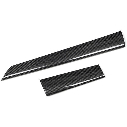 JDMuscle [22-26 WRX] Tanso Pre-preg Carbon Fiber Driver & Passenger Dash Trim Covers 2 PC | JDM-WRX22-530+531