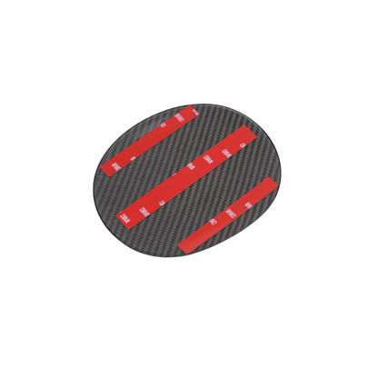 JDMuscle [22-26 WRX] Tanso Pre-preg Carbon Fiber Fuel Door Cover