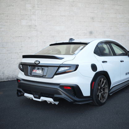 JDMuscle [22-26 WRX] Tanso Pre-preg Carbon Fiber Fuel Door Cover