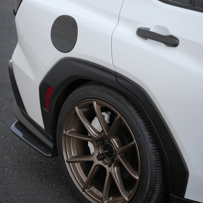 JDMuscle [22-26 WRX] Tanso Pre-preg Carbon Fiber Fuel Door Cover