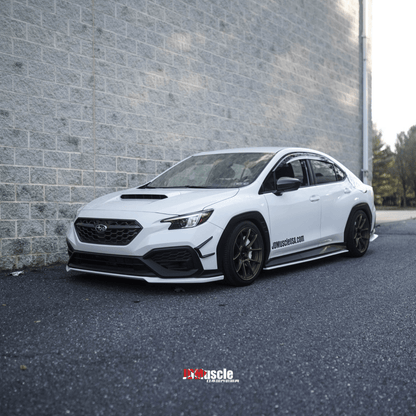 JDMuscle [22-26 WRX] V1 Rain Guards / Window Visors-Paint Matched *Special Order*