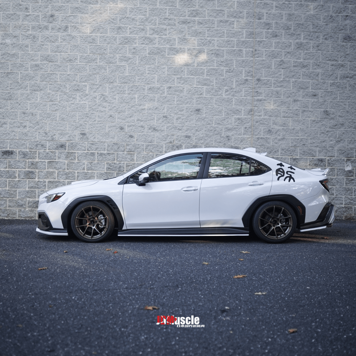 JDMuscle [22-26 WRX] V1 Roof Spoiler-Paint Matched/Gloss Black