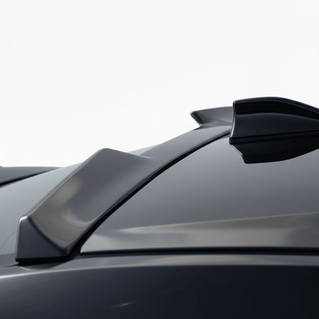 JDMuscle [22-26 WRX] V1 Roof Spoiler-Paint Matched/Gloss Black
