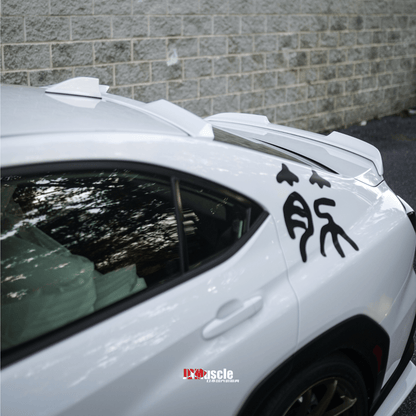JDMuscle [22-26 WRX] V1 Roof Spoiler-Paint Matched/Gloss Black