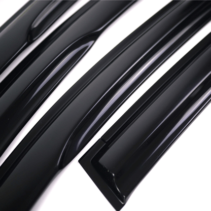 JDMuscle [22-26 WRX] V3 Rain Guards / Window Visors
