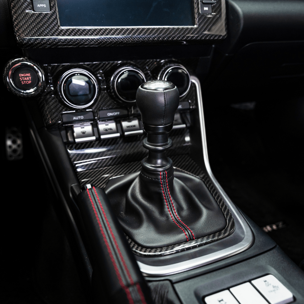 JDMuscle [22+ BRZ/GR86 MT] Pre-preg Carbon Fiber Shifter Trim Cover w/ Gloss Finish