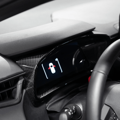 JDMuscle [23-26 GR Corolla] Carbon Fiber Speedometer Frame Cover