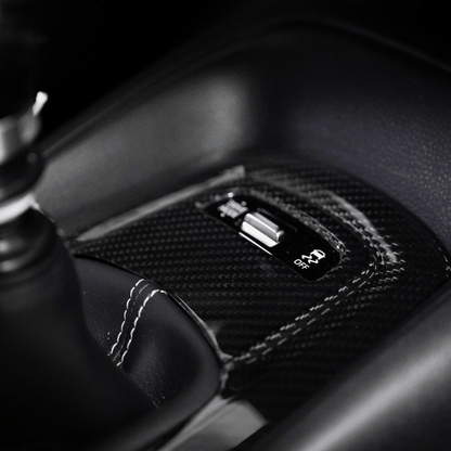 JDMuscle [23-24* Toyota GR Corolla MT] Carbon Fiber Shifter Trim Cover