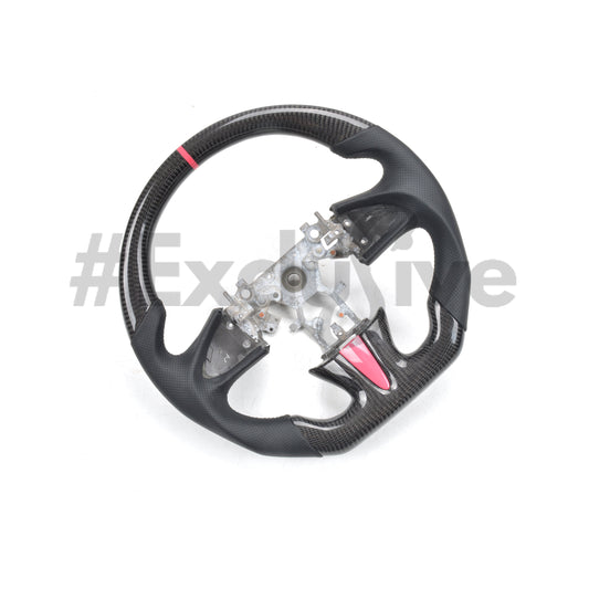 JDMuscle Carbon Fiber Steering Wheel for Infiniti Q50 2014-2016 by Exclusive Steering
