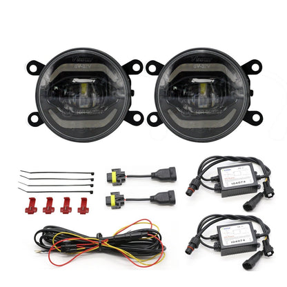 JDMuscle [15-21 WRX/STI, 13+ BRZ/86, 14+ Forester] LED / Halo V2 DRL Fog Light Housing*Final Sale*No Returns*