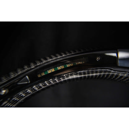 JDMuscle LED Performance Carbon Fiber Steering Wheel for Nissan 350z