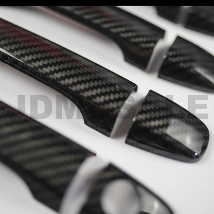 JDMuscle [15-21 WRX/STI] Pre-preg Carbon Fiber Door Handle Covers