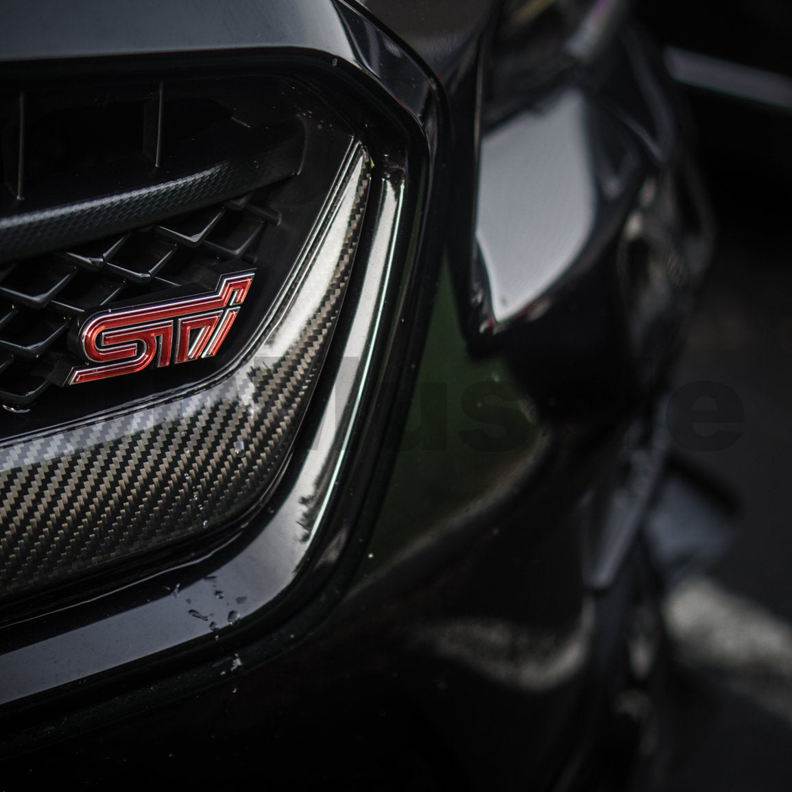 JDMuscle [15-17 WRX/STI] Pre-preg Carbon Fiber Grille Cover *Special Order*