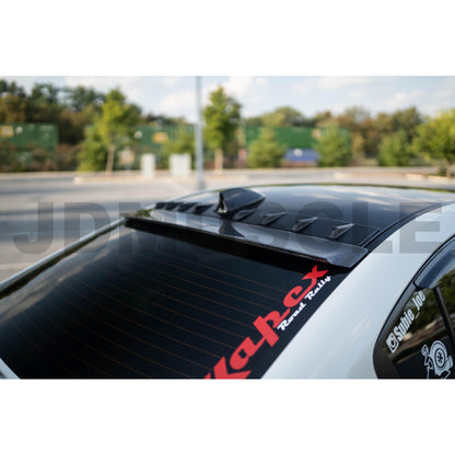 JDMuscle [15-21 WRX/STI] Carbon Fiber Roof Spoiler V1 *Special Order*