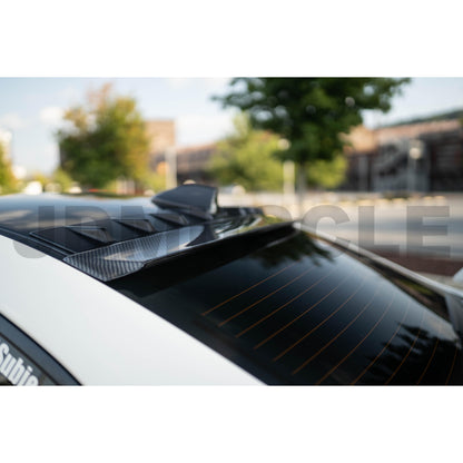 JDMuscle [15-21 WRX/STI] Carbon Fiber Roof Spoiler V1 *Special Order*