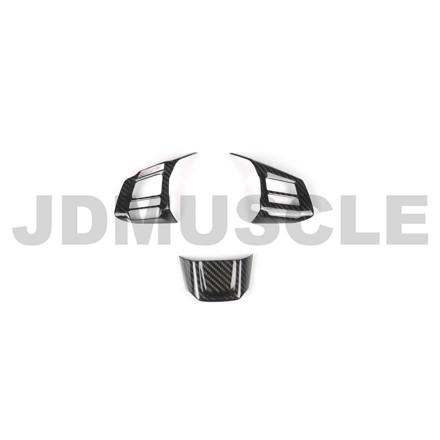 JDMuscle [16-19* WRX MT / STI] Pre-preg Carbon Fiber Steering Wheel Covers