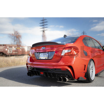 JDMuscle [15-21 WRX/STI] Vacuum-Fused Carbon Fiber Trunk Duck Bill V3