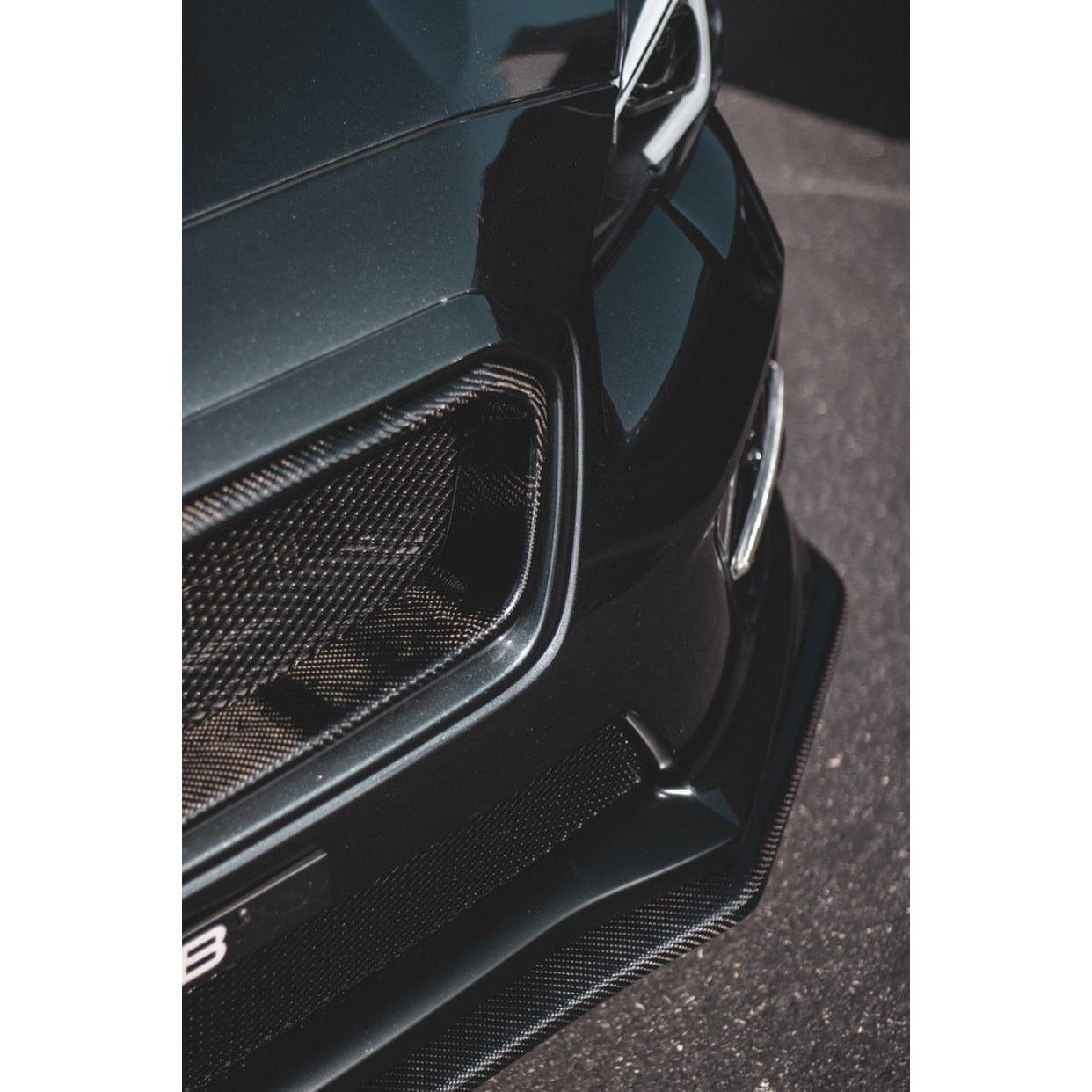 JDMuscle [15-17 WRX/STI] OE Style Carbon Fiber Front Lip *Special Order*