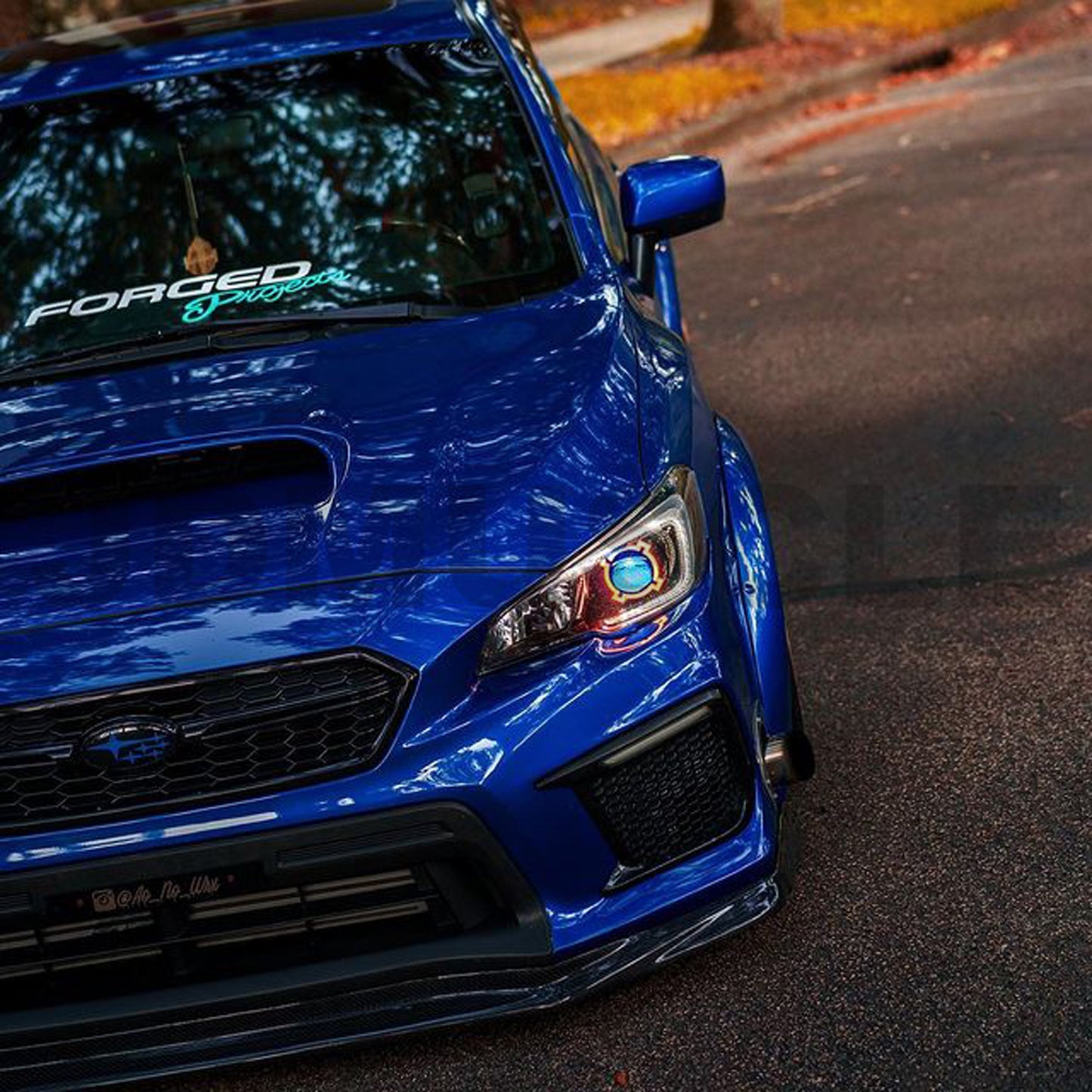 JDMuscle [18-21 WRX/STI] VR STYLE FRONT CARBON FIBER LIP