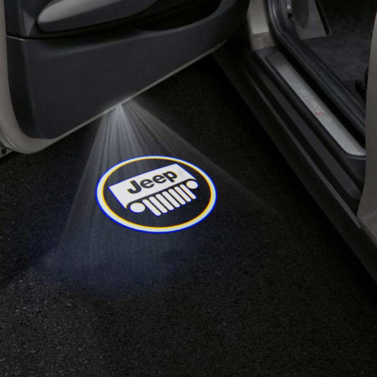 Jeep Cherokee Latitude Premium Under Door Projector Puddle Lights Various Designs 2014–2023