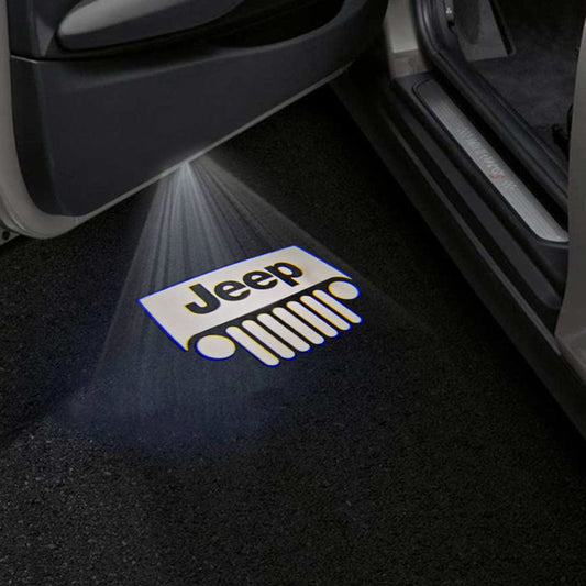 Jeep Cherokee Sport Premium Under Door Projector Puddle Lights Various Designs 2014–2018
