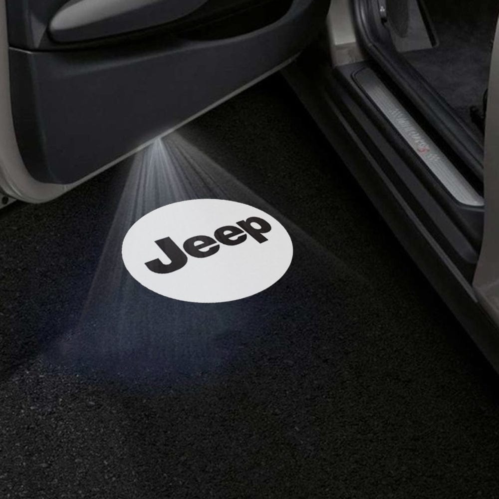 Jeep Cherokee Latitude Premium Under Door Projector Puddle Lights Various Designs 2014–2023