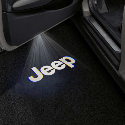 Jeep Cherokee Latitude Premium Under Door Projector Puddle Lights Various Designs 2014–2023