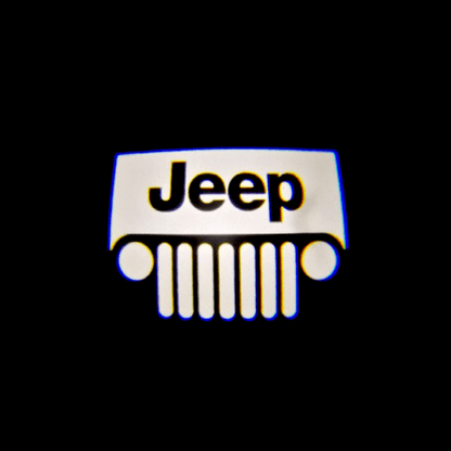 Jeep Cherokee Trailhawk Premium Under Door Projector Puddle Lights Various Designs 2014-2023