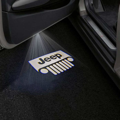 Jeep Cherokee Trailhawk Premium Under Door Projector Puddle Lights Various Designs 2014-2023