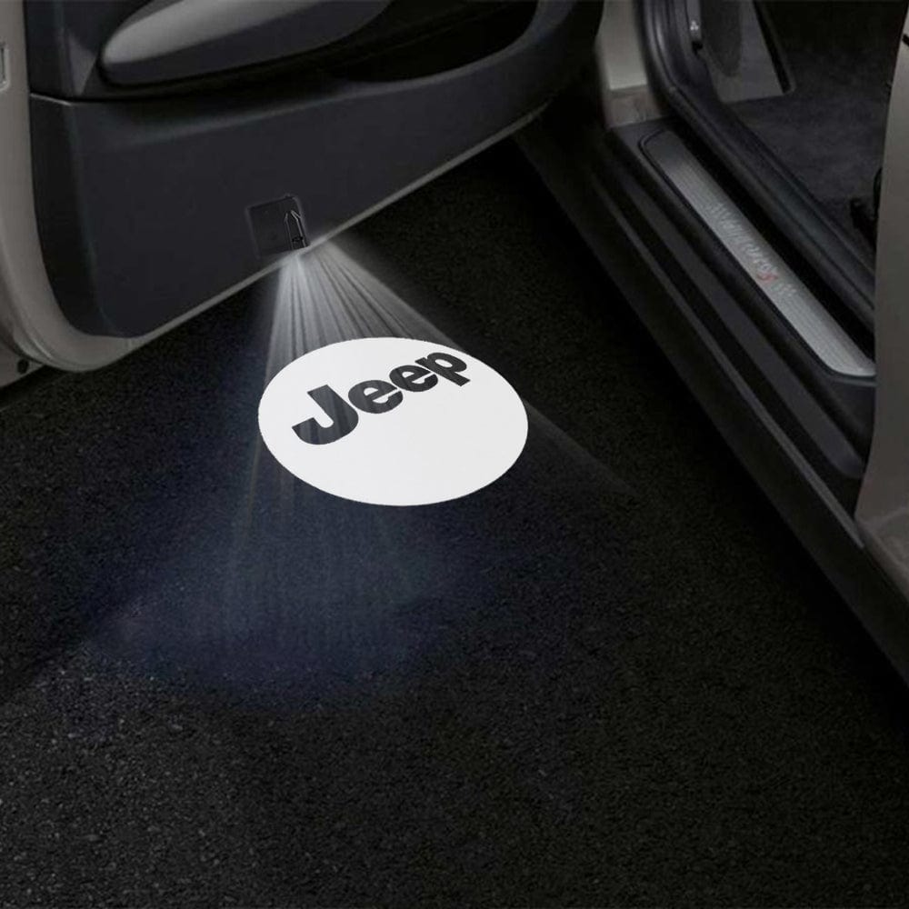 Jeep Commander XK Door Stick On Puddle Lights Various Designs 2006-2010