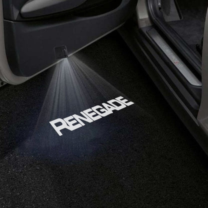 Jeep Renegade Door Stick On Puddle Lights Various Designs 2015-2026