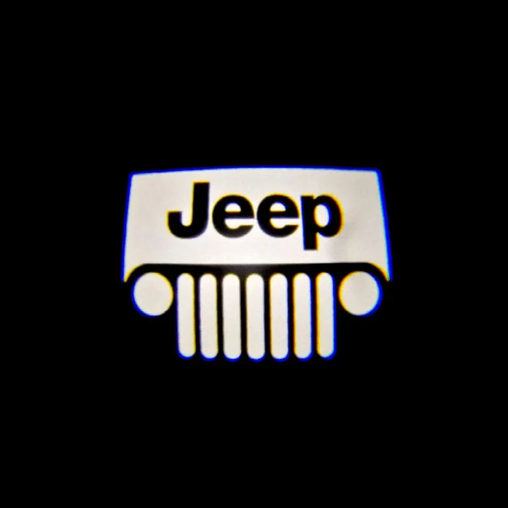 Jeep Compass Door Stick On Puddle Lights Various Designs 2007-2026