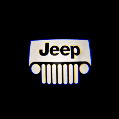 Jeep Commander Door Stick On Puddle Lights Various Designs 2022-2026