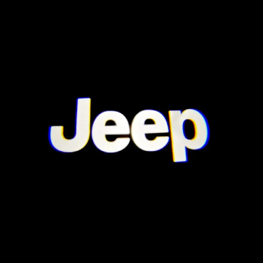 Jeep Wrangler JK Door Stick On Puddle Lights Various Designs 2007-2018