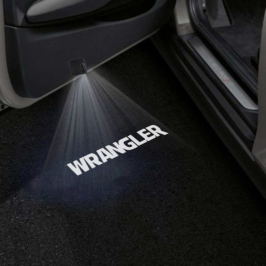 Jeep Wrangler Sahara Door Stick On Puddle Lights Various Designs 1997-2026