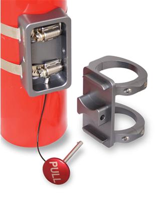 BRACKET FIRE EXTINGUISHER ALUM