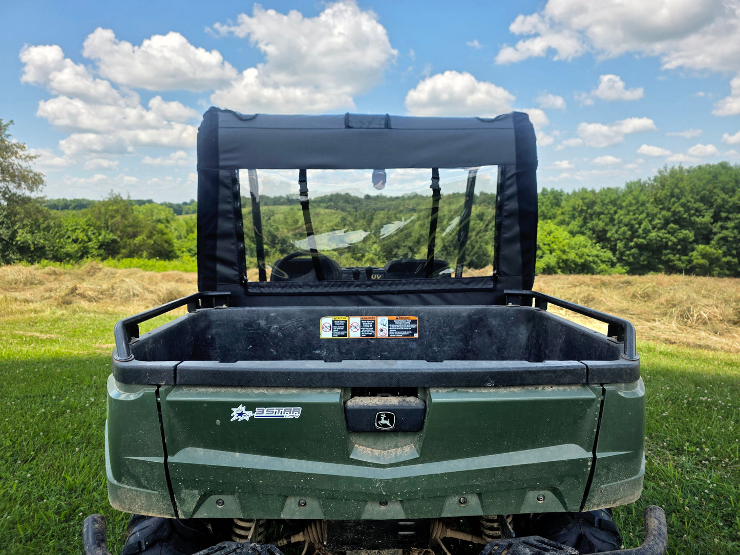 John Deere Gator 550/560/590 - Soft Back Panel with Mesh/Vinyl Window