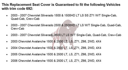2000-2007 Silverado/Avalanche Armrest Cover in Dark Gray