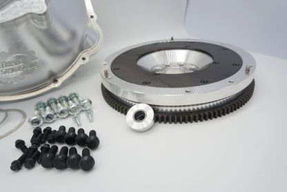 ASE 2JZ 1JZ to 350Z Billet Bell Housing Flywheel Combo