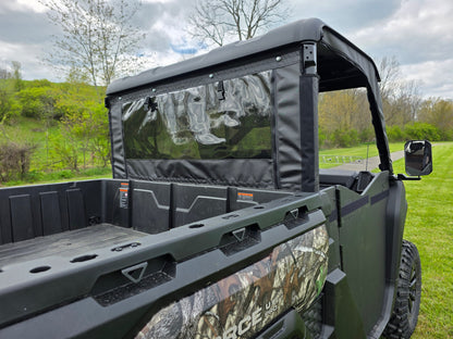 Kawasaki Mule 600/610 - Soft Back Panel with Mesh/Vinyl Window