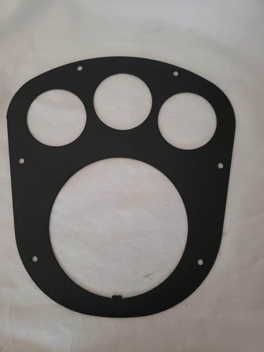 KCB Fabrication Speedo & 3 Gauge Cluster Combo Mount